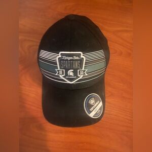 Top of the World Spartans Patch Cap - Black & Green